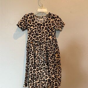 Posh Peanut Lana Leopard 4T Dress